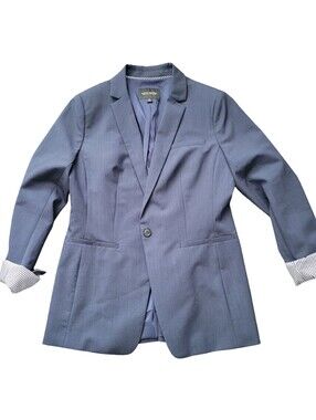 Banana Republic Women's Navy Single-Button Blazer